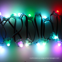 12 mm cuadrados DMX rgb cambio de color led dmx tira árbol de navidad luz